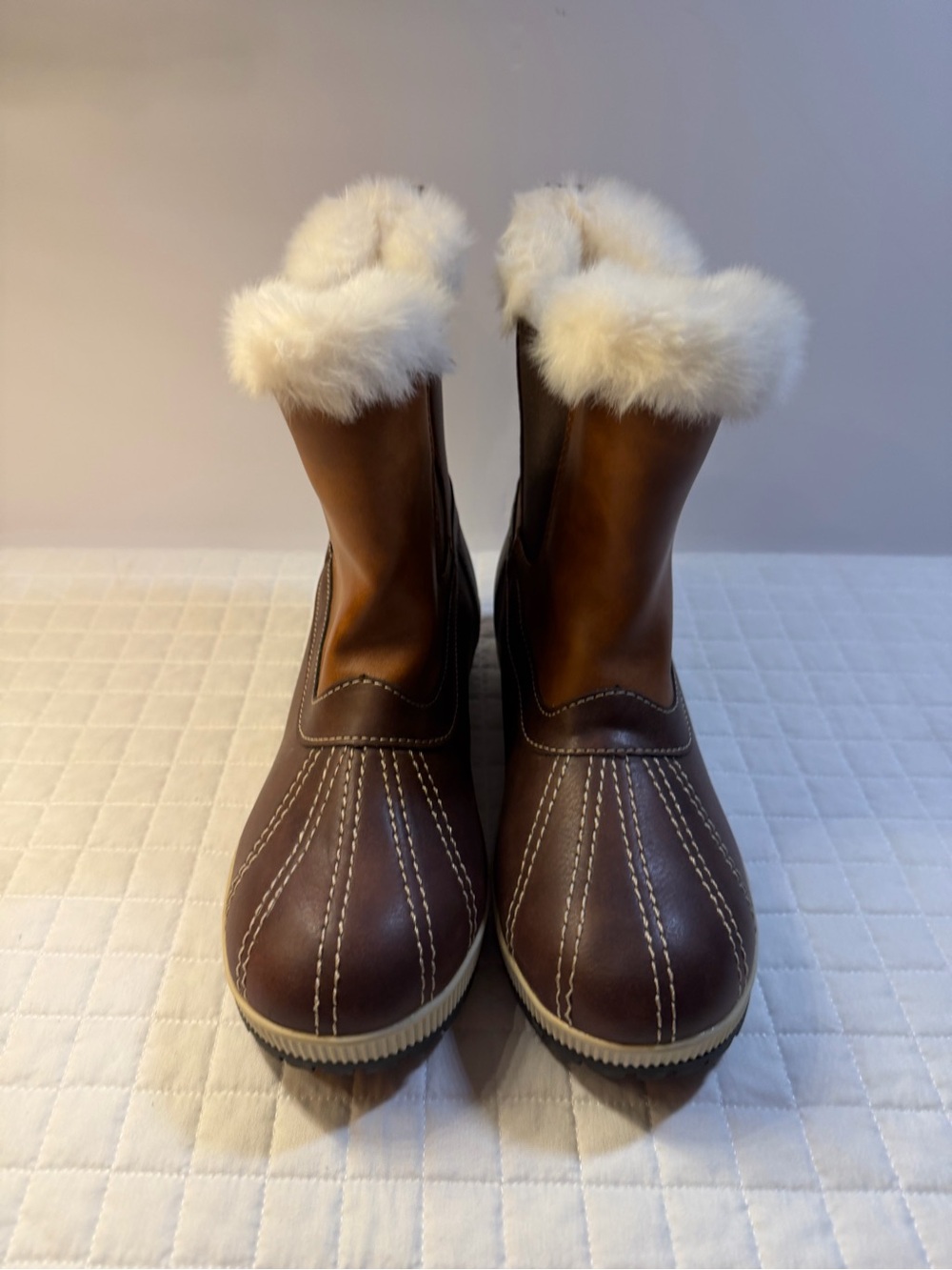 London Fog Mildred Waterproof Winter Snow Boots Women’s Size 9 Brown New Tags